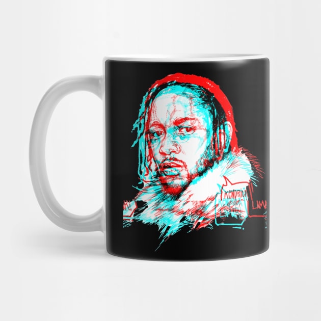 KENDRICK LAMAR GLITCHED 3D by Basic Lee